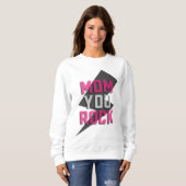 MAMA YOU ROCK Sweatshirt - Muttertagsgeschenk (Vorne ganz)