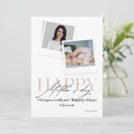 Mama zeigen, die Ihnen wichtig ist: Personalisiert Feiertagskarte