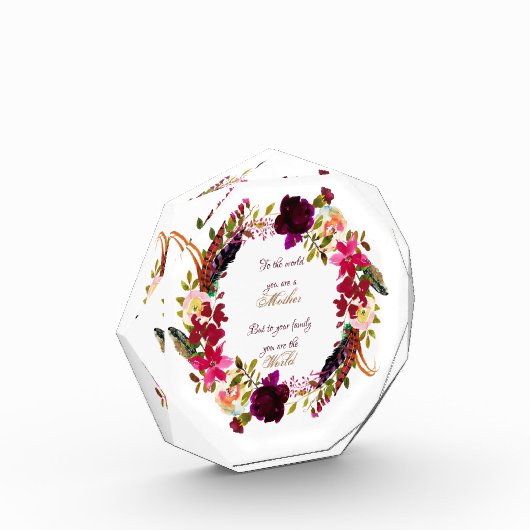 Mama Zitat Fotoblock (Links)