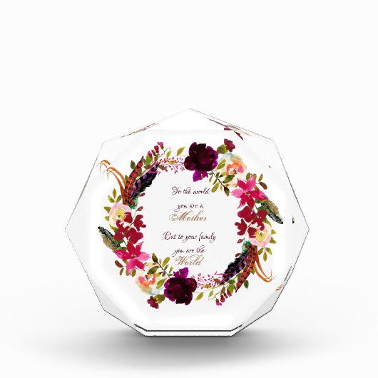 Mama Zitat Fotoblock (Vorderseite)