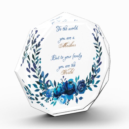 Mama Zitat Fotoblock (Links)