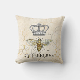 Mama Zitat Queen Bee Monogram Kissen
