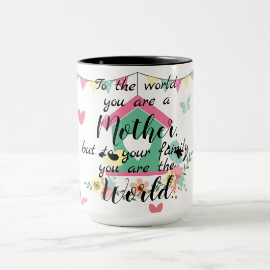 Mama Zitat Tasse (Zentrum)