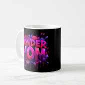 Mama Zitate Blume Muttertag Kaffeetasse (Vorderseite Links)