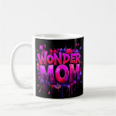 Mama Zitate Blume Muttertag Kaffeetasse (Links)