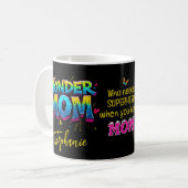 Mama Zitate Blume Muttertag Tasse (Vorderseite Links)