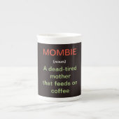 Mama-Zombie-Tasse Porzellantasse (Vorderseite)