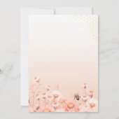 Mama zu Babydusche Einladung Cotattacore (Rückseite)