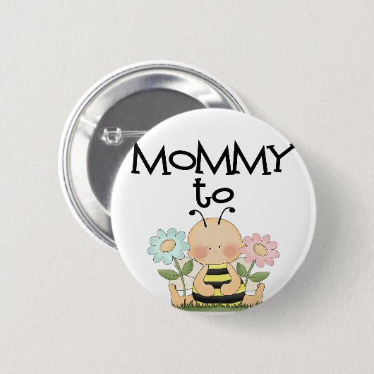 MAMA ZU BE/Bee Button (Vorne & Hinten)