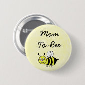 Mama-zu-Bee-Baby-Dusche MOMY-Button Button (Vorne & Hinten)