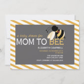 Mama-zu-BIENE Babyparty-Einladung - Bienenwabe Einladung (Vorderseite)