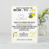 Mama zu Biene Einladung (Stehend Vorderseite)
