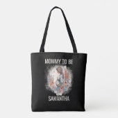 Mama zu Blumenwasser Muttertag Tasche (Rückseite)