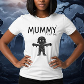 Mama zu Halloween Baby Dusche Mama White T-Shirt