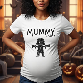 Mama zu Halloween Baby Dusche Mama White T-Shirt