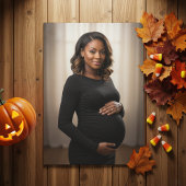 Mama zu Halloween Baby ShowFoto Dankeskarte