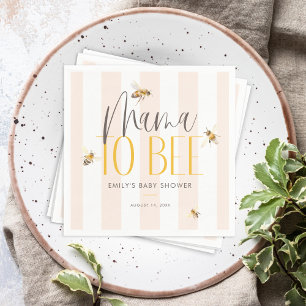 Mama zu Honey Gender Neutral Baby Shower Serviette