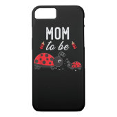 Mama zu Ladybug Babydusche Ladybug Mama Case-Mate iPhone Hülle (Rückseite)