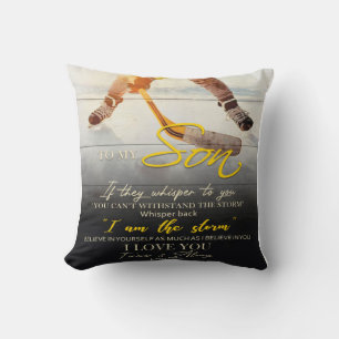 Mama zu meinem Sohn Geschenk, Geschenkidee Son Bir Kissen