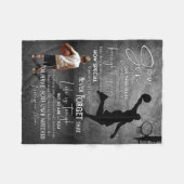 Mama zu meinem Sohn, wenn ich könnte Fleecedecke (Vorderseite (Horizontal))