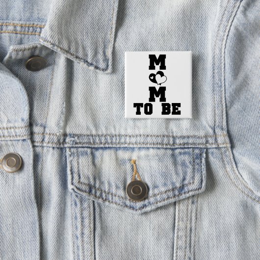 MAMA zu sein - Schwarzer Text Button (Beispiel)