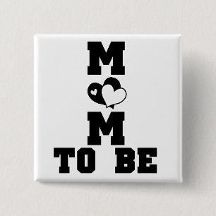 MAMA zu sein - Schwarzer Text Button