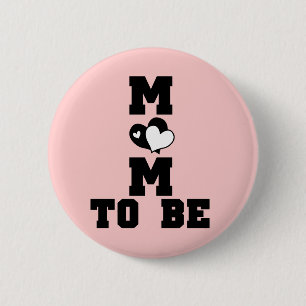 MAMA zu sein - Schwarzer Text Button