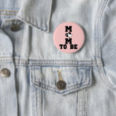 MAMA zu sein - Schwarzer Text Button (Beispiel)