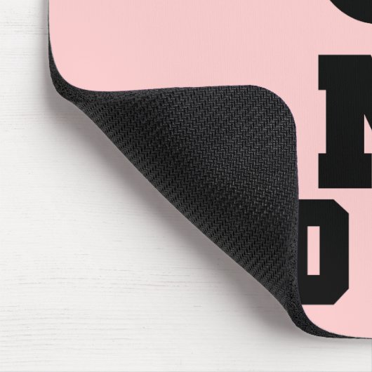 MAMA zu sein - Schwarzer Text Mousepad (Ecke)