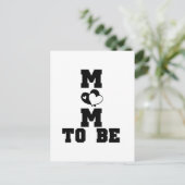 MAMA zu sein - Schwarzer Text Postkarte (Stehend Vorderseite)