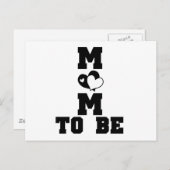 MAMA zu sein - Schwarzer Text Postkarte (Vorne/Hinten)
