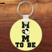 MAMA zu sein - Schwarzer Text Schlüsselanhänger (Vorderseite)