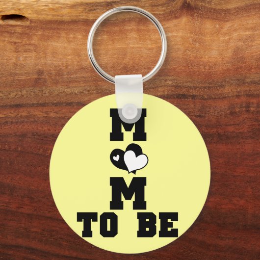 MAMA zu sein - Schwarzer Text Schlüsselanhänger (Vorderseite)