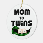Mama zu Twins (Peapod) Keramik Ornament (Links)
