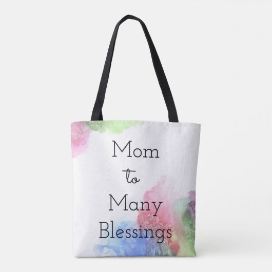 Mama zu vielem Segen Tasche (Rückseite)