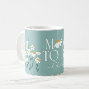 Mama zu werden Blütenbaby Dusche Neues Babygesche Kaffeetasse