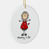 Mama, zum Andenken-Verzierung zu sein Keramikornament (Rechts)
