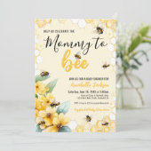 Mama zum Baby-Dusche Party Einladung (Stehend Vorderseite)