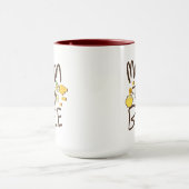 Mama zum Bienen mit Cartoon Dekoration Tasse (Zentrum)