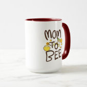 Mama zum Bienen mit Cartoon Dekoration Tasse (VorderseiteRechts)
