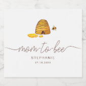 Mama zum Bienensiegel Bierflaschenetikett (Einzelnes Label)