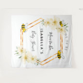 Mama zum Bienenstöckeln God geometrische Babydusch Wandteppich (Vorderseite (Horizontal))