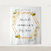 Mama zum Bienenstöckeln God geometrische Babydusch Wandteppich (Vorderseite)