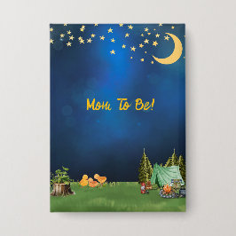 Mama zum Button für Camping Themed Kinderdusche