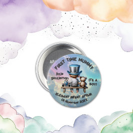 Mama zum ersten Mal - Es ist ein Junge | Button