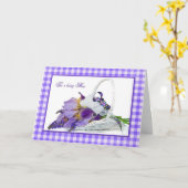 Mama zum Geburtstag Iris Bouquet Karte (Gelbe Blume)