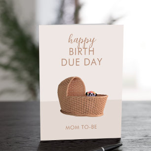 Mama zum Geburtstag zum Geburtstag als Schwangersc Karte