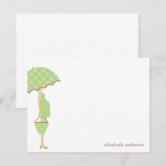 Mama zum Kinderduschen Danke an die Karten (Vorne/Hinten)