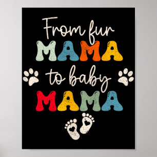 Mama zum Kindermüttertag Poster