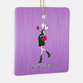 Mama, zum kundenspezifisches personalisiertes keramikornament (Rechts)